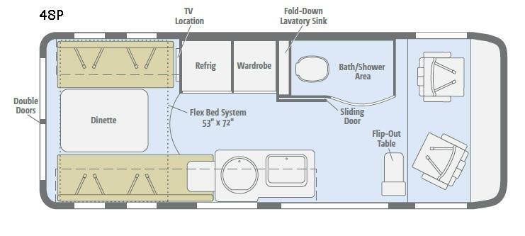 2017 Winnebago Paseo 48P