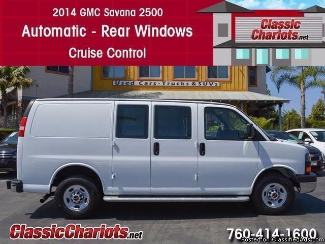 Used 2014 GMC Savana 2500 Cargo Van for Sale in San Diego - Stock # 14526R