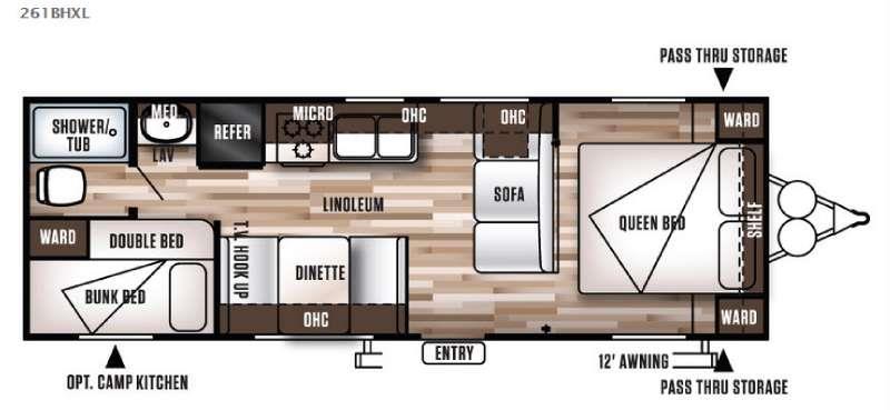 2017 Forest River Wildwood X-Lite 261BHXL