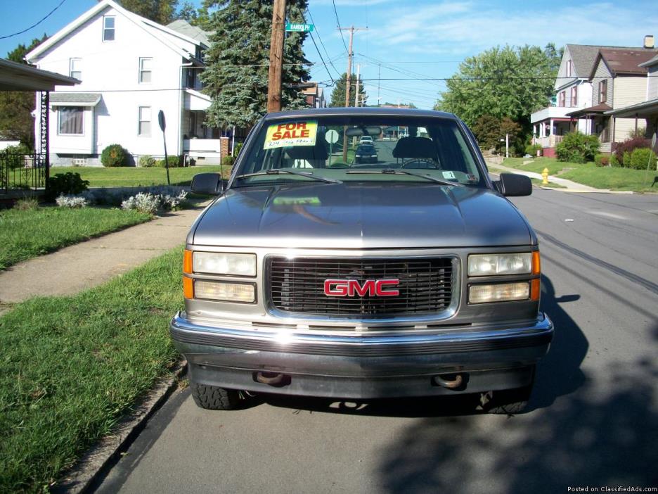 1998 GMC SIERRA 4x4 EXT CAB