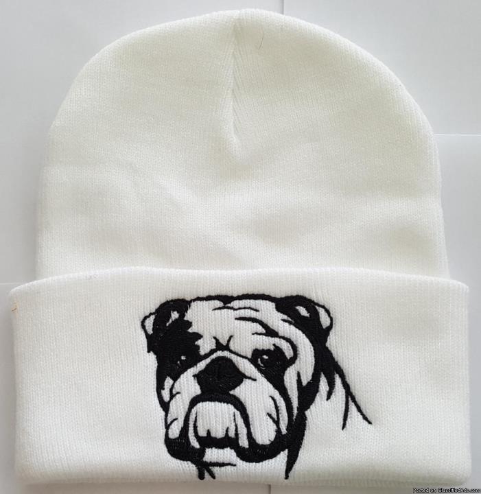 Embroidered Dog Breed Knit Hats, 0