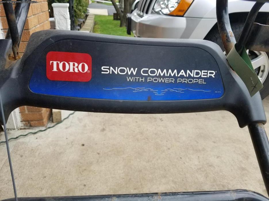 Toro CCR SNOW COMMANDER Snowblower! Tuned Up New Paddles Scraper Belt!, 2