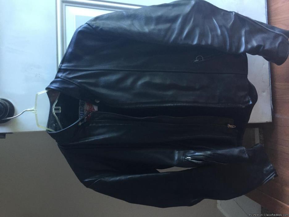 Men's leather jacket, 0
