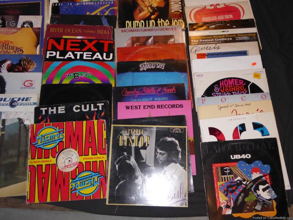 LP Lot of 50 Records, 1