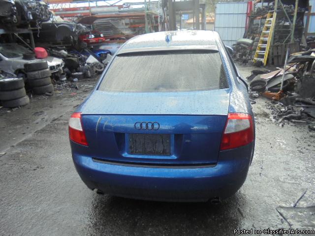 Parting out - 2004 Audi A4 - Blue - Parts - 17033, 2