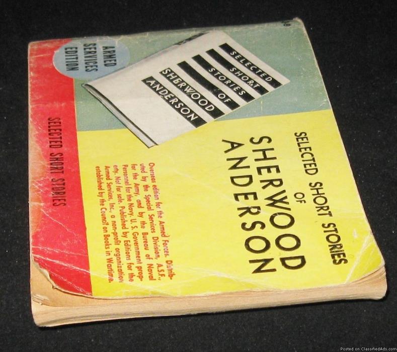 World War II Souvenir Selected Short Stories of Sherwood Anderson Armed..., 1