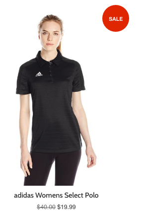 Save 40% to 70% off all sports apparel, 3