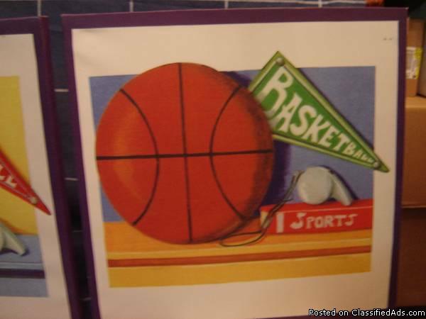 3 ART PRINTS (sports) by Kathy Middlebrook ~ home or business decor * $20 each..., 1