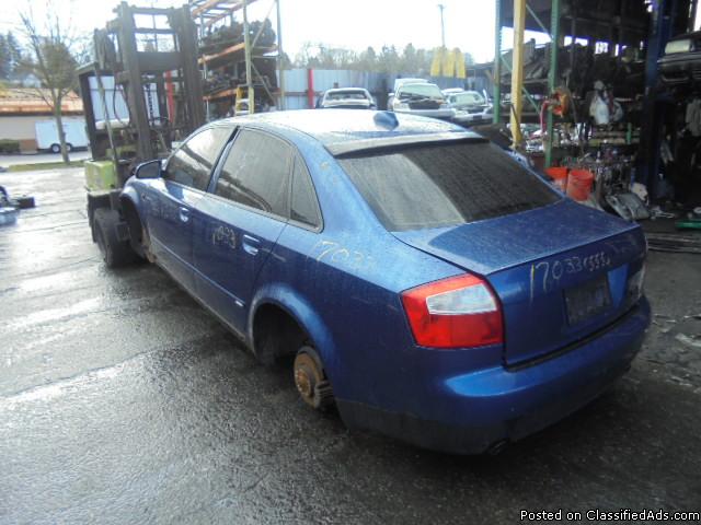 Parting out - 2004 Audi A4 - Blue - Parts - 17033, 1