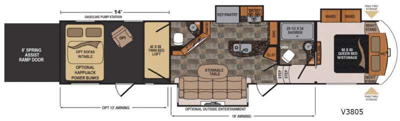 2017 Dutchmen Rv Voltage V3805