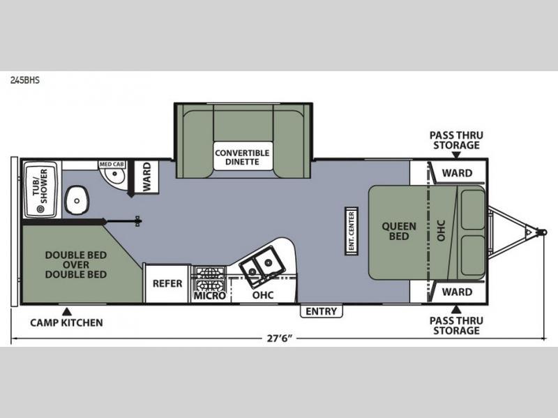 2017 Coachmen Rv Apex Ultra-Lite 245BHS