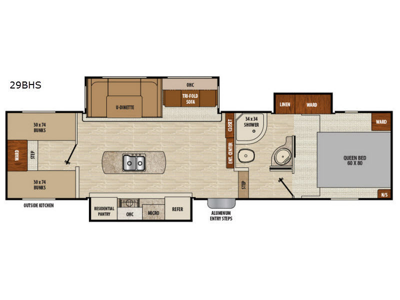 2018 Coachmen Rv Chaparral Lite 29BHS