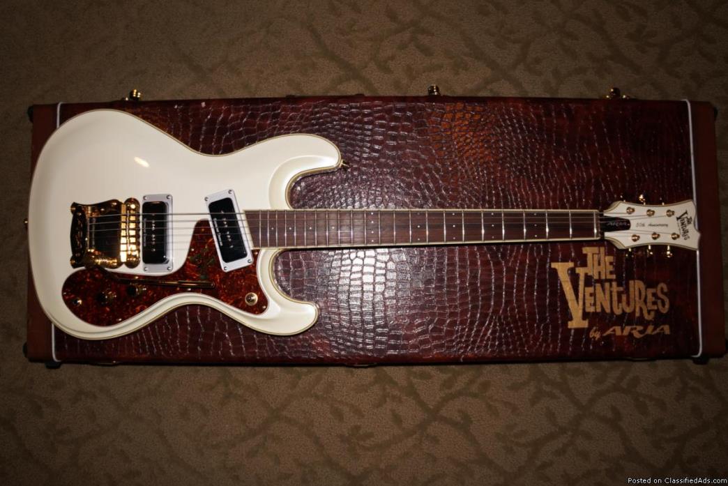 Ventures Model 50th Anniversary Aria Guitar, 1
