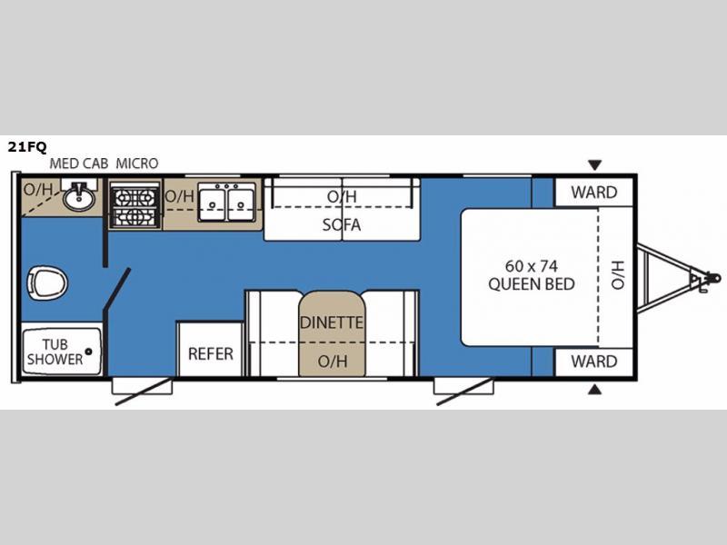 2017 Coachmen Rv Clipper Ultra-Lite 21FQ