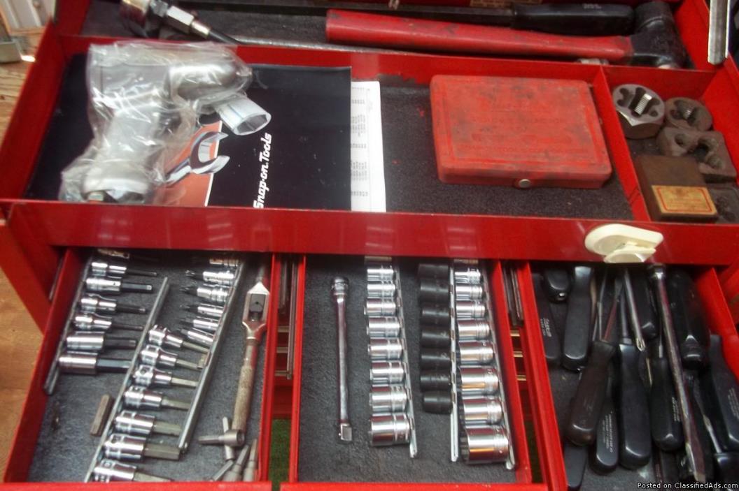 snap on tools and both boxes