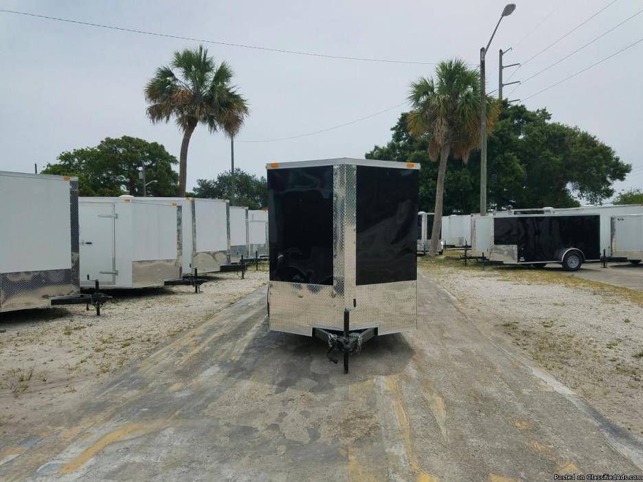 6 x 14 Enclosed Trailers with Extra Height