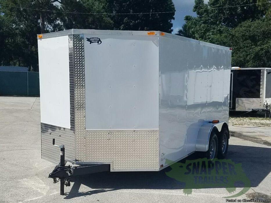 ENCLOSED Trailer w/ Additional Height, Barn Doors -7x 14ft New trailers