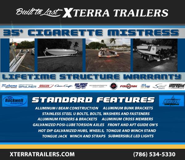 2017 Cigarette XTERRA Trailer XT38XXX