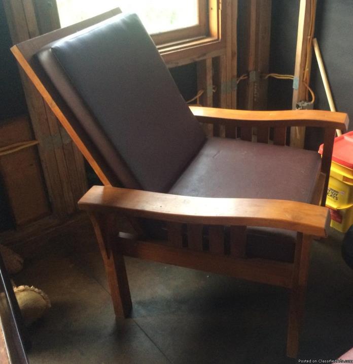 Leather Hardwood Chair