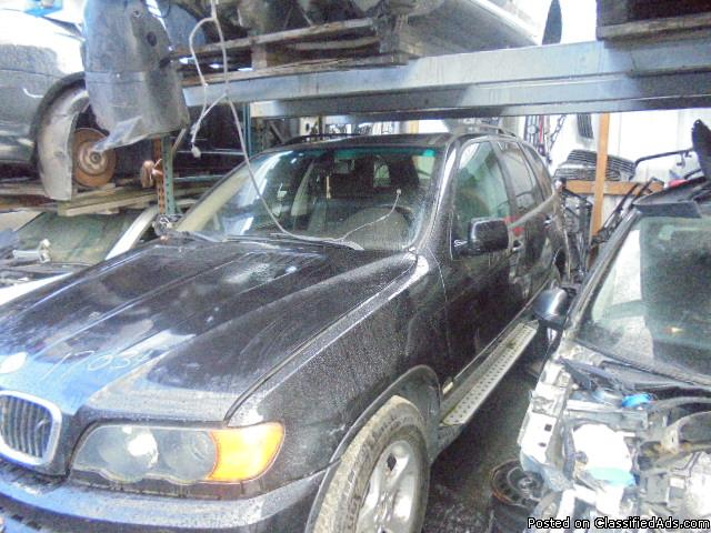 Parting out - 2001 BMW X5 - Black - Parts - 17034, 2