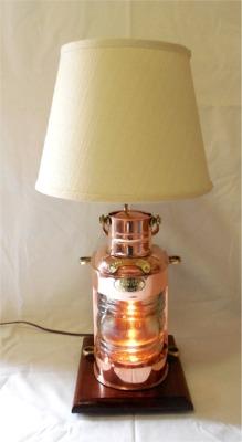 Copper Look-Out Lantern Table Lamp, 0