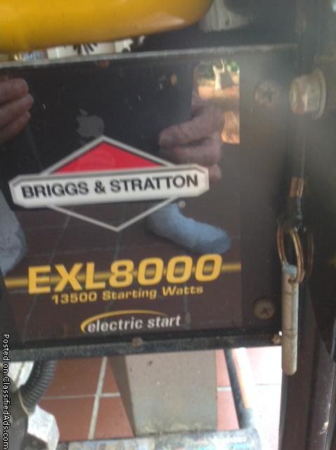 Briggs & Stratton 8,000 Watts Portable Generator, 2