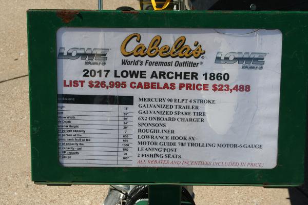 2017 Lowe Archer1860