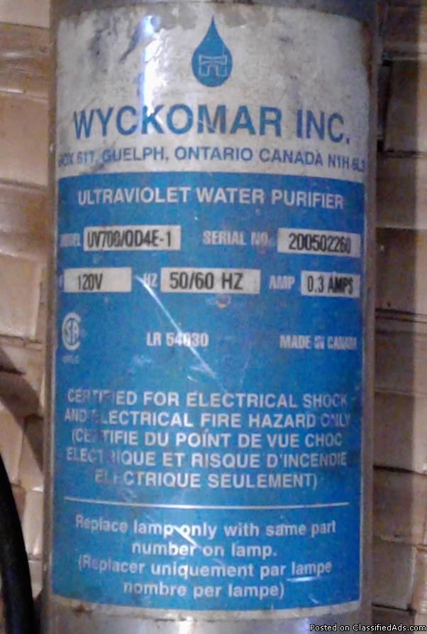 Wyckomar UV700 Water Purifier, 1