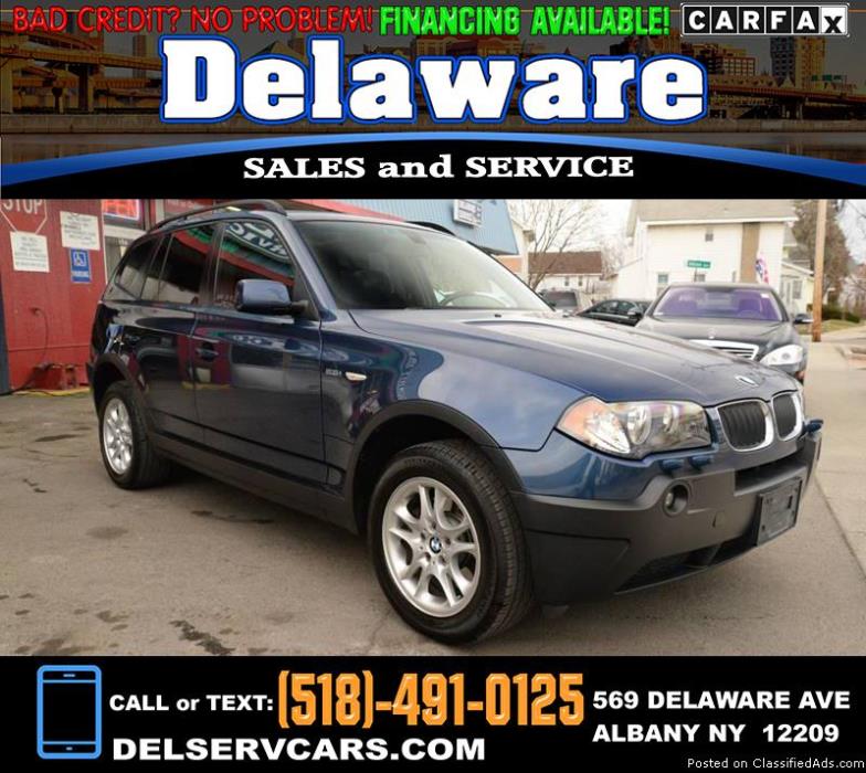 2004 BMW X3 AWD 2.5i 4dr SUV! Panoramic Vista Roof! Heated Seats! Full Power!...