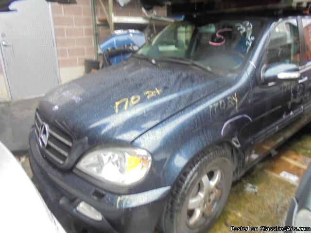 Parting out - 2002 Mercedes ML - Blue - Parts - 17024, 1