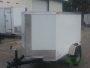 4x6' White Enclosed Trailer W/V-nose and rear swing door