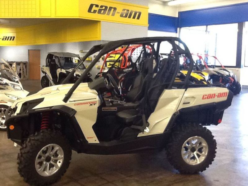 2015 Can-Am Commander XT 1000 Pearl White