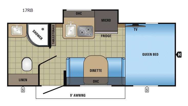 2017 Jayco Hummingbird 17RB BAJA