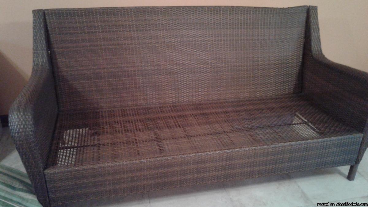 Large Wicker Seating, 1