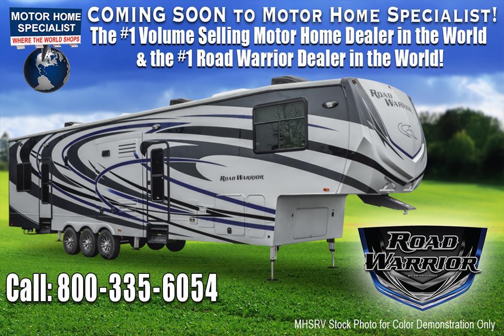 2017 Heartland Rv Road Warrior RW427 Dual Pane, Arctic, 5 TV, 3 A/C, Dyso