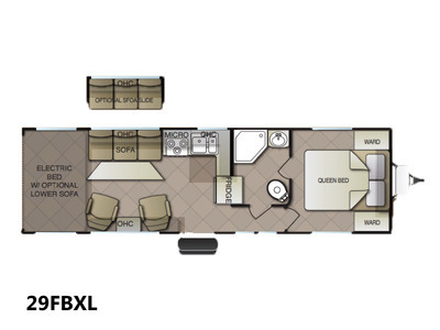 2017 Pacific Coachworks Blazen Blaze'n Toy Hauler 29FBXL