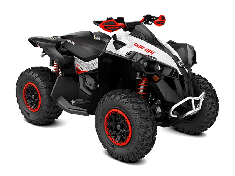 2017 Can-Am Renegade X xc 1000R Black, White & Can-Am Red