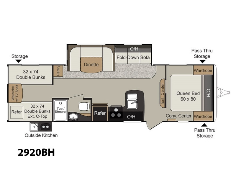 2017 Keystone Rv Passport Grand Touring 2920BH