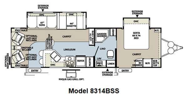 2013 Forest River Rv Rockwood Signature Ultra Lite 8314BSS