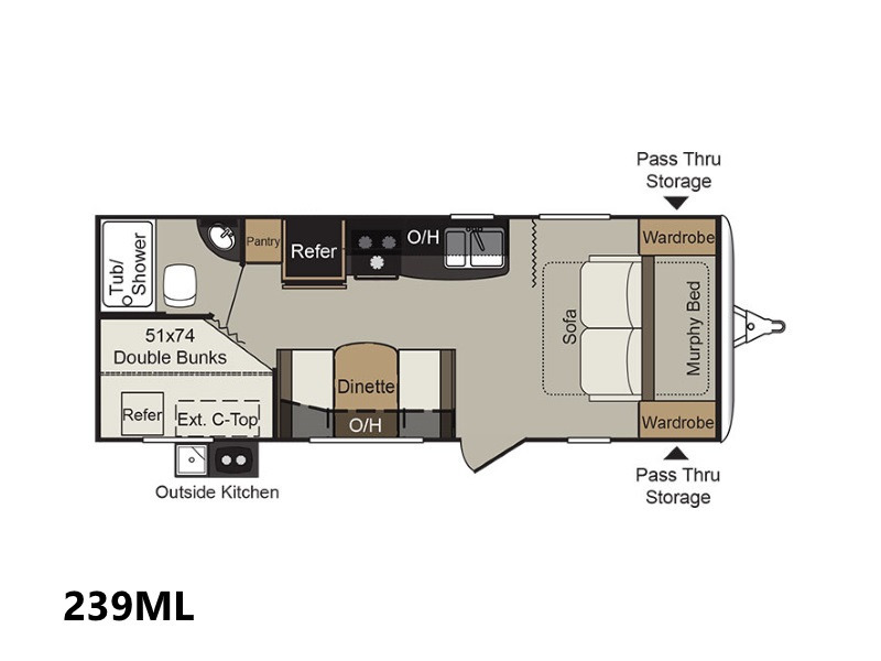 2017 Keystone Rv Passport Express 239ML