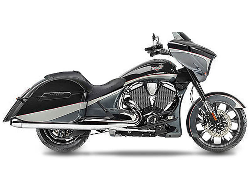 2015 Victory Magnum Metasheen Black over Super Steel Gray