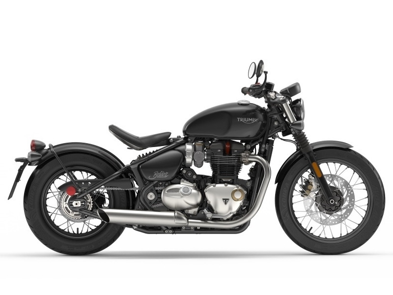 2017 Triumph Bonneville Bobber Jet Black