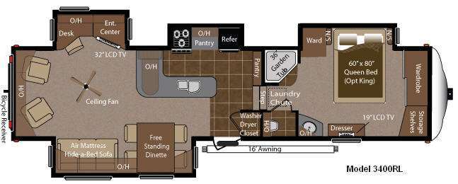 2012 Keystone Rv KEYSTONE MONTANA 3700RL