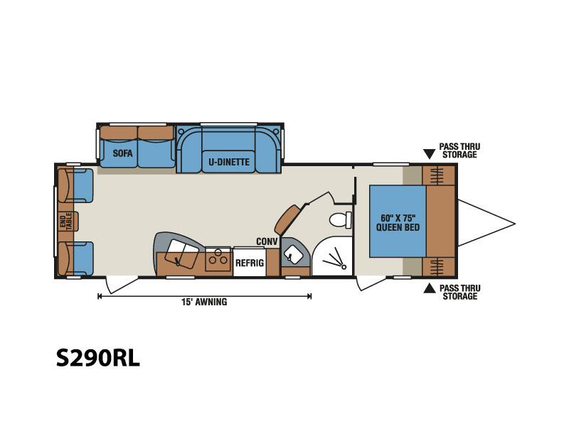 2016 Kz Rv Sportsmen S290RL