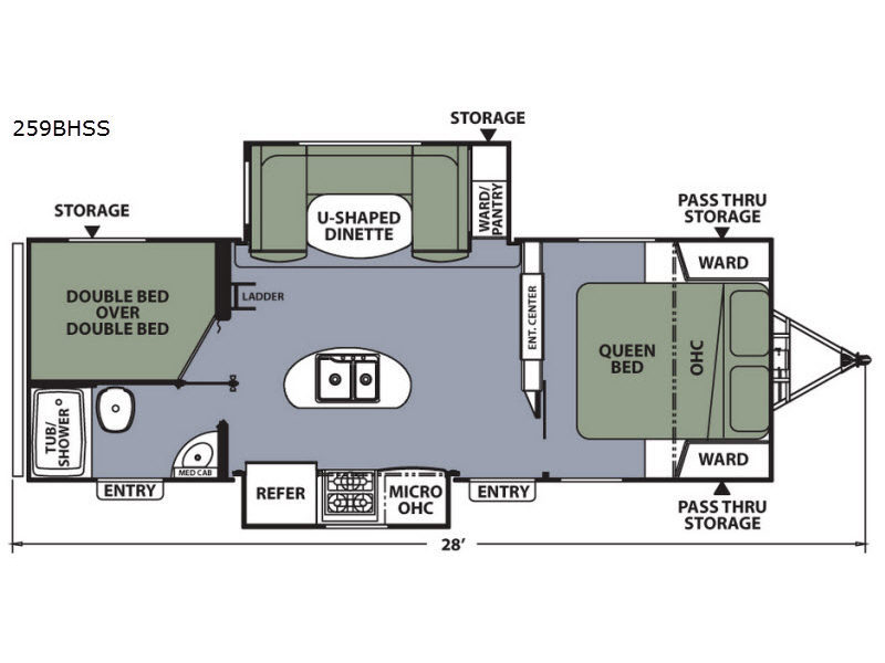 2017 Coachmen Rv Apex Ultra-Lite 259BHSS