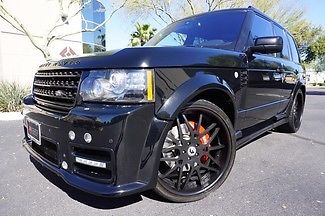 Land Rover : Range Rover SC ONYX Edition 12 rover supercharged only 37 k onyx body kit 24 forgiato wheels 1 of a kind wow