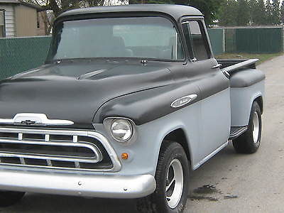 Chevrolet : Other Pickups standard cab 1957 chevy 3200 long bed step side 350 350 rust free