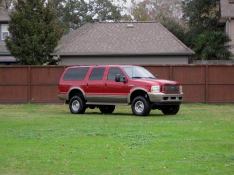 Ford : Excursion 7.3L DIESEL 3 rd row eddie bauer 4 x 4 lifted low miles