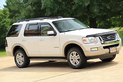 Ford : Explorer Eddie Bauer 2008 ford explorer eddie bauer pearl white leather sunroof new tires shipping