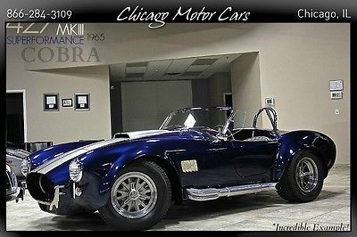 Triumph : Other 2dr Roadster 1965 superformance mkiii ac cobra ford racing 460 ci big block 575 hp only 560 mi